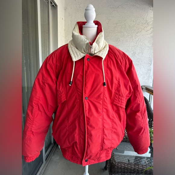 Vintage Excalibur Men’s Puff Jacket Red Size Large - Picture 12 of 16